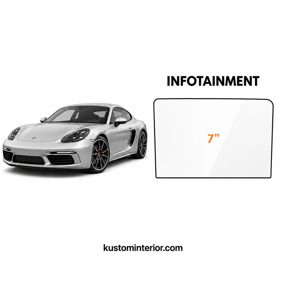 2017-25 Porsche 718 Display Screen Protection Frame