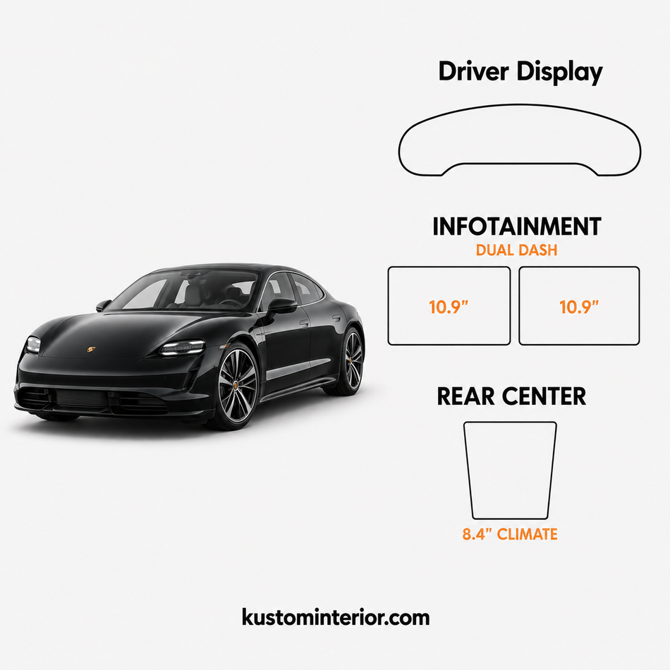 2020-26 Porsche Taycan Display Screen Protection Frame
