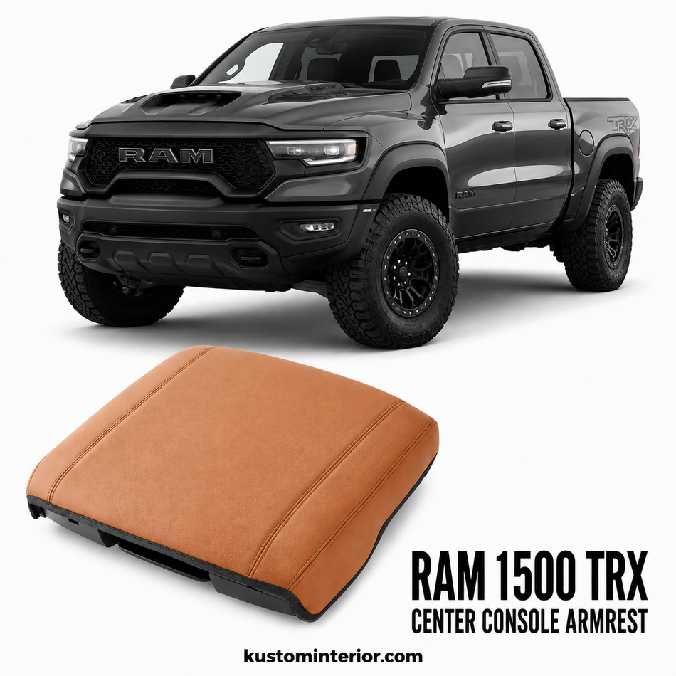 2019+ Dodge Ram 1500 TRX Center Console Lid Armrest Cover (Custom Order)