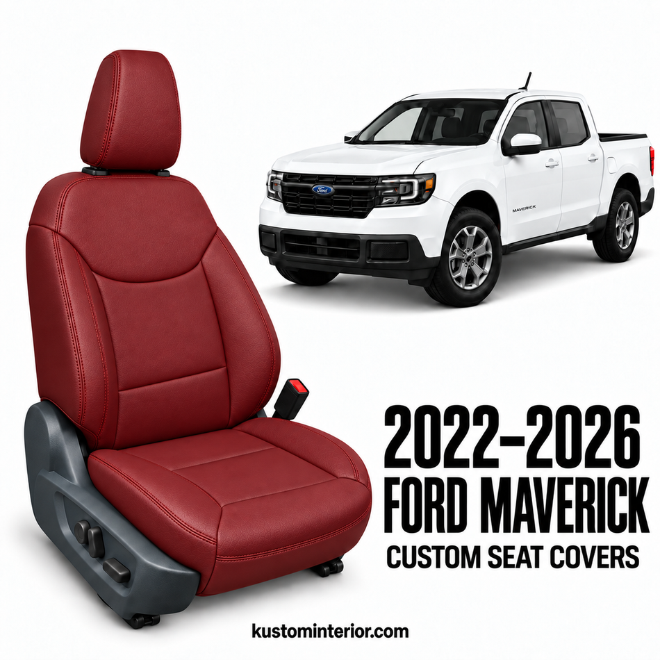 2022-2026 Ford Maverick Leather Seat Covers (Custom Order)
