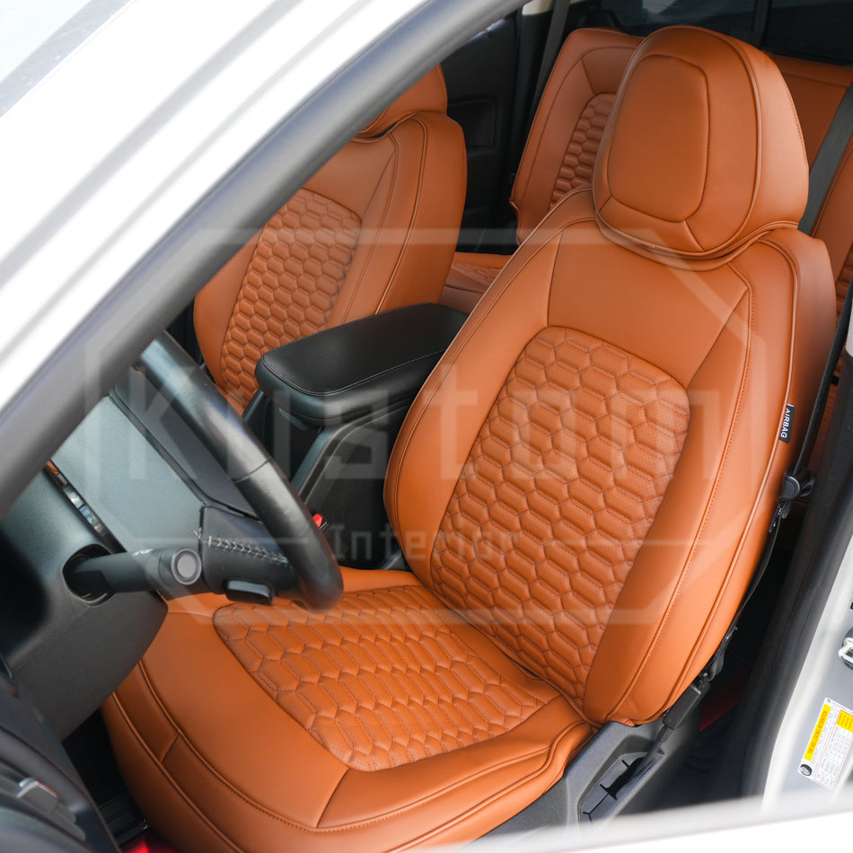 2015-22 GMC Canyon Premium Custom Leather Seat Covers
