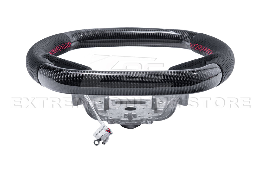 Corvette C8 Carbon Fiber Steering Wheel (Custom Order)