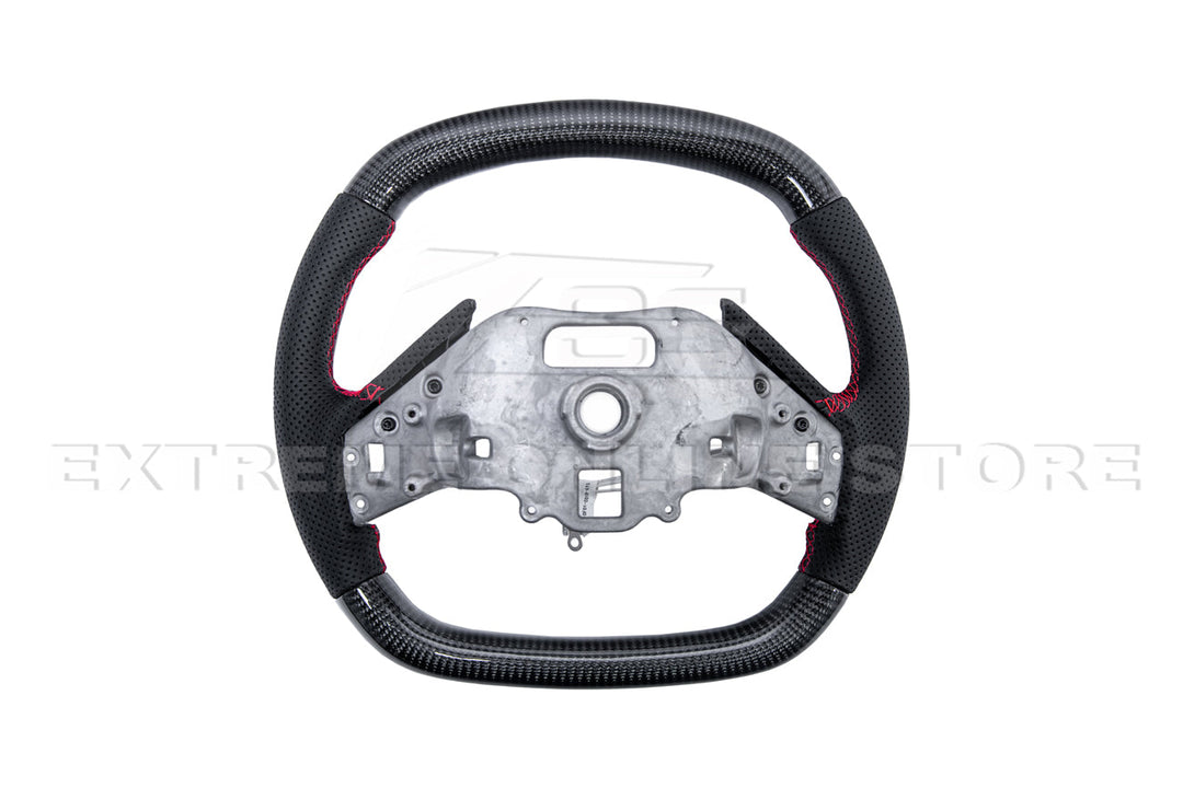 Corvette C8 Carbon Fiber Steering Wheel (Custom Order)