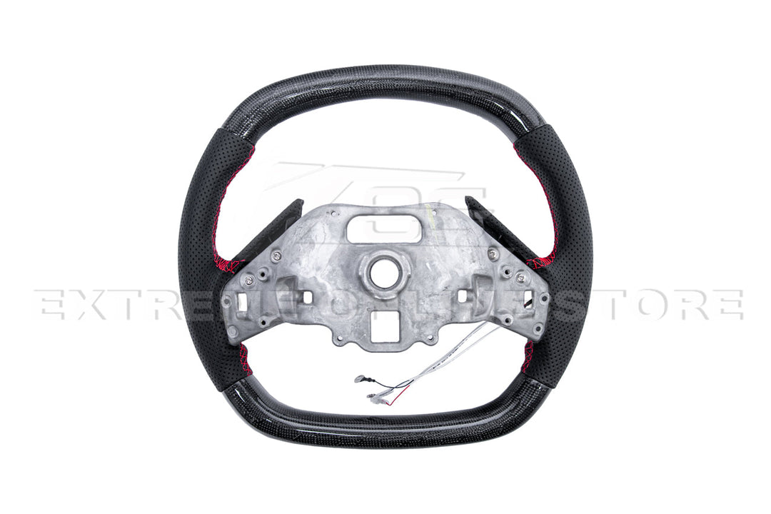 Corvette C8 Carbon Fiber Steering Wheel (Custom Order)