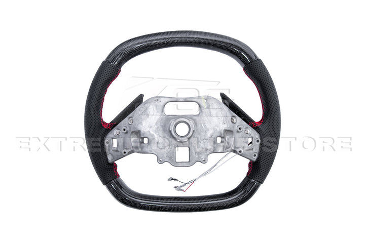 Corvette C8 Carbon Fiber Steering Wheel (Custom Order)