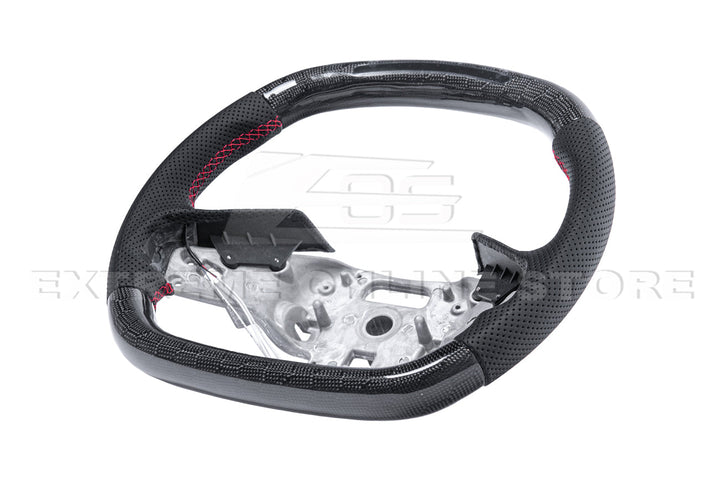 Corvette C8 Carbon Fiber Steering Wheel (Custom Order)