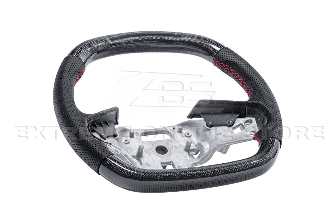 Corvette C8 Carbon Fiber Steering Wheel (Custom Order)