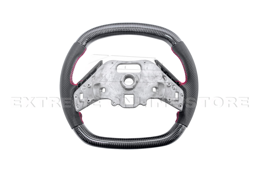 Corvette C8 Carbon Fiber Steering Wheel (Custom Order)