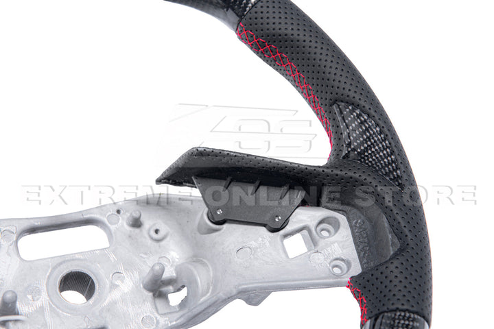Corvette C8 Carbon Fiber Steering Wheel (Custom Order)