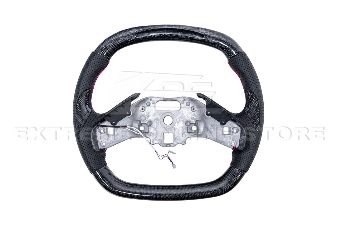 Corvette C8 Carbon Fiber Steering Wheel (Custom Order)