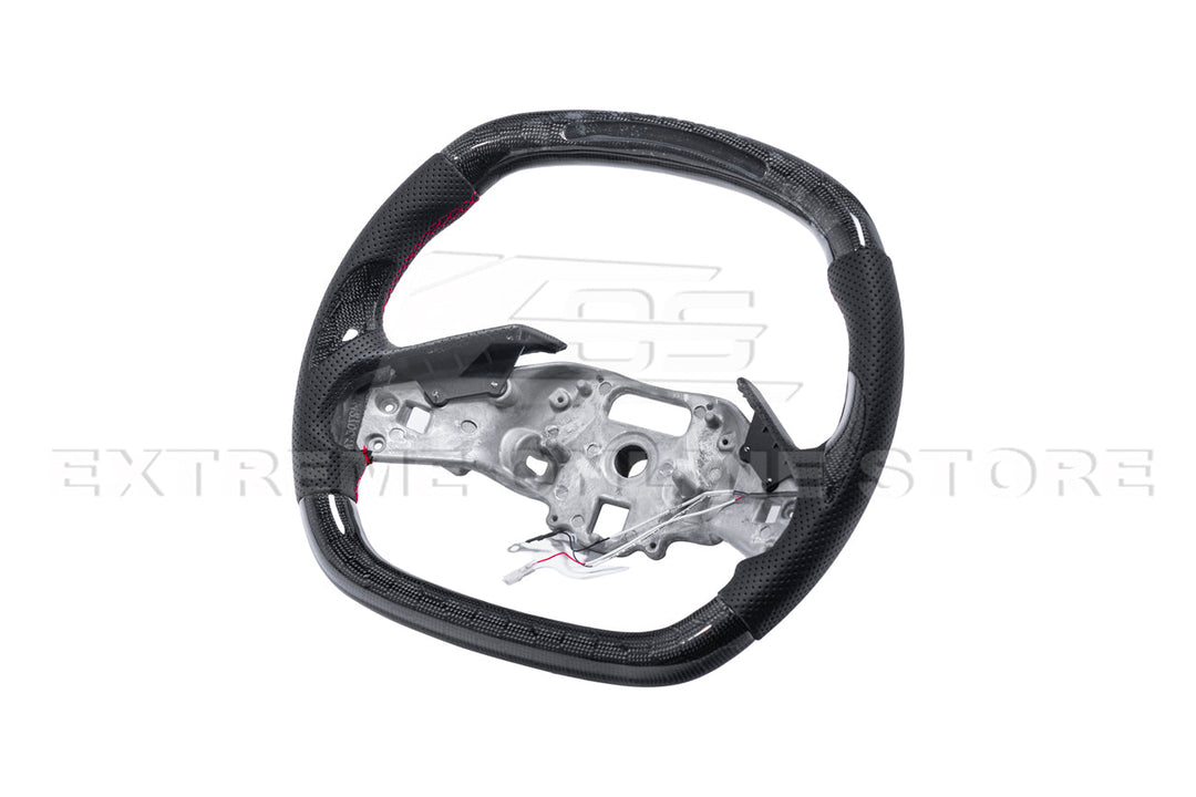 Corvette C8 Carbon Fiber Steering Wheel (Custom Order)