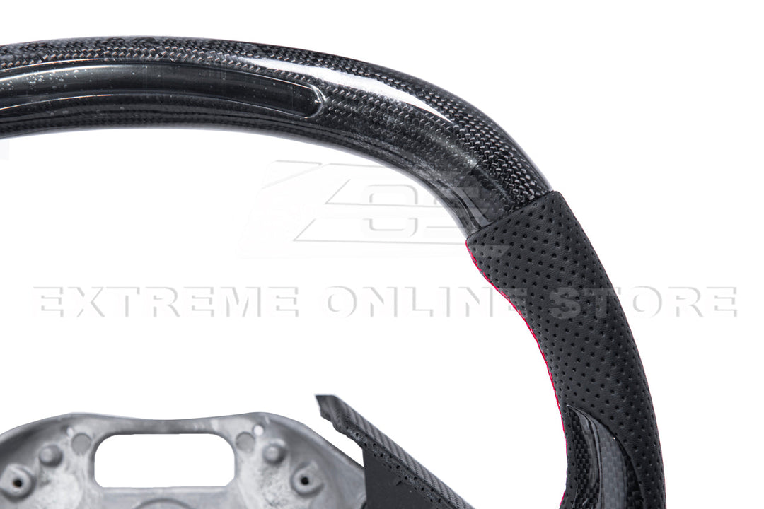 Corvette C8 Carbon Fiber Steering Wheel (Custom Order)