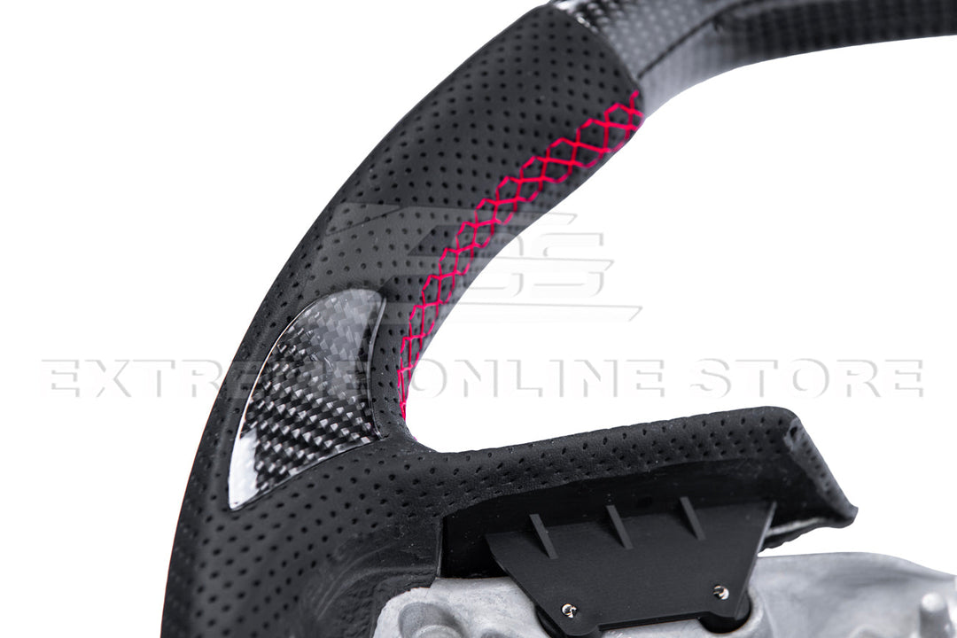 Corvette C8 Carbon Fiber Steering Wheel (Custom Order)