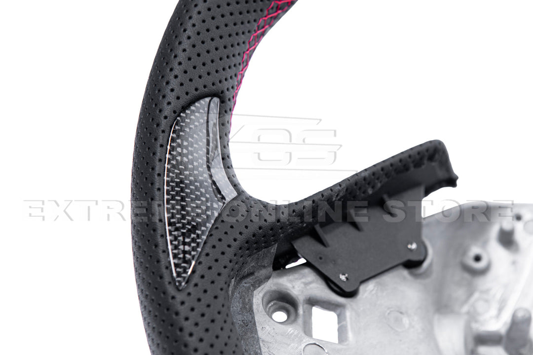 Corvette C8 Carbon Fiber Steering Wheel (Custom Order)