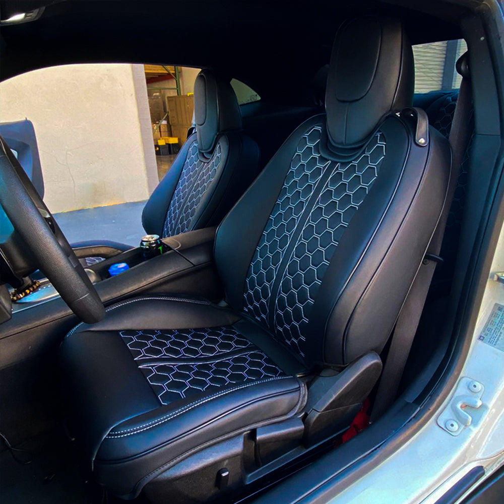 5th Gen Camaro Convertible Custom Leather Seat Covers