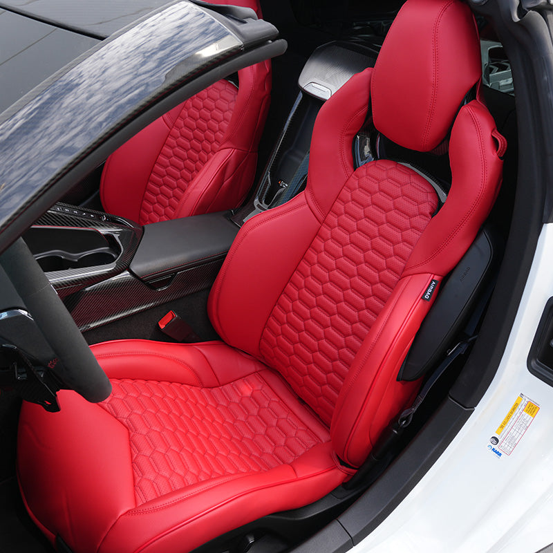 Corvette C8 Custom Leather GT2 Seat Cover