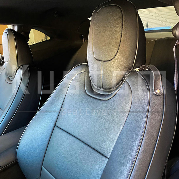 5th Gen Camaro Convertible Custom Leather Seat Covers