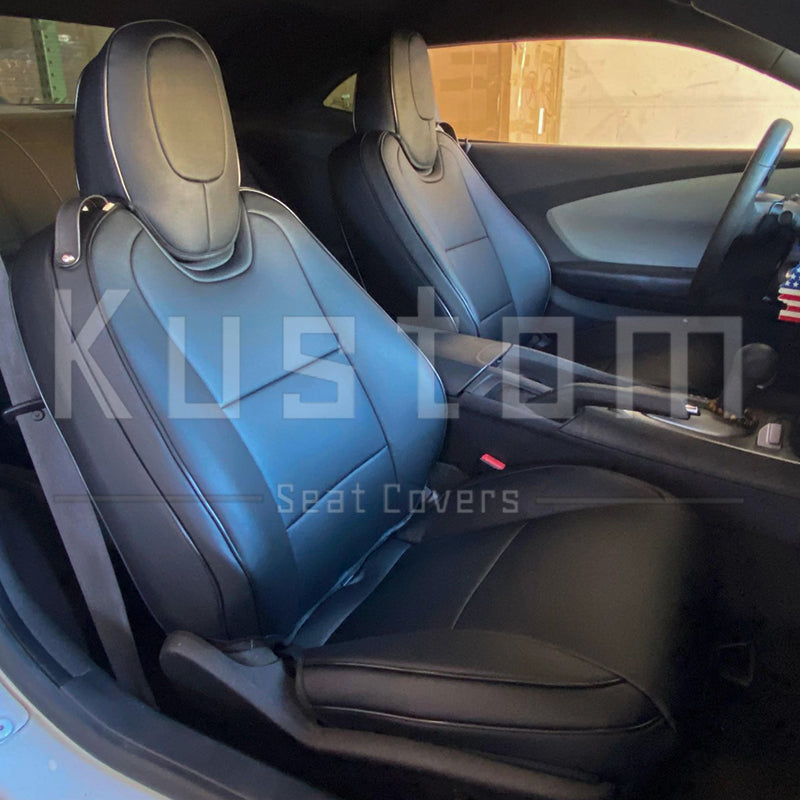 5th Gen Camaro Convertible Custom Leather Seat Covers