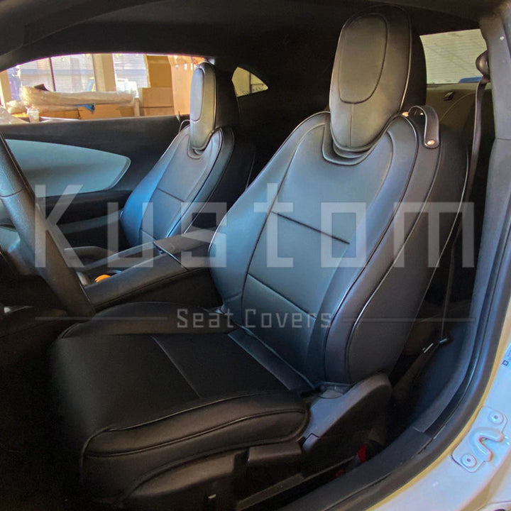 5th Gen Camaro Convertible Custom Leather Seat Covers
