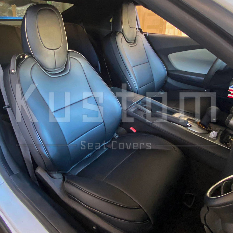 5th Gen Camaro Convertible Custom Leather Seat Covers