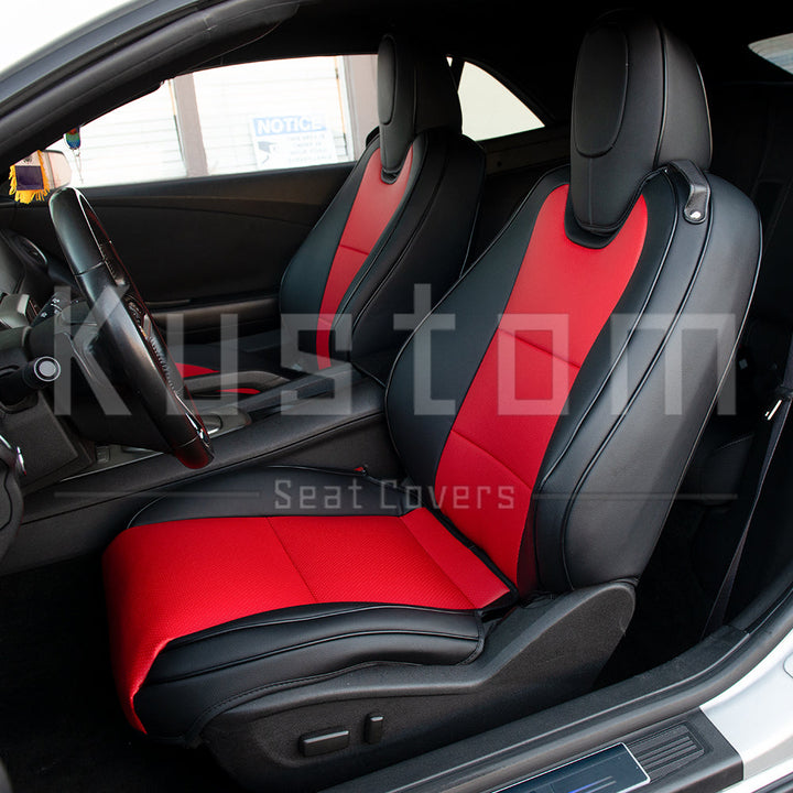 5th Gen Camaro Convertible Custom Leather Seat Covers