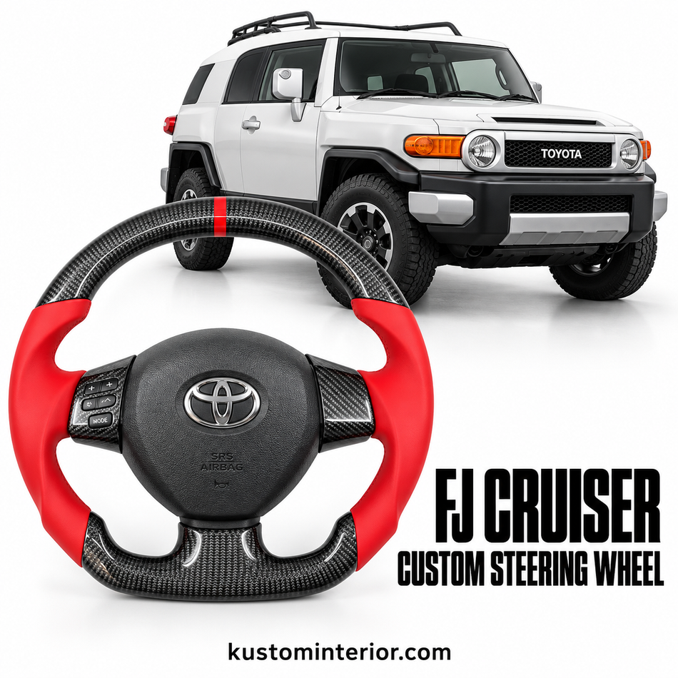 2007-14 Toyota FJ Cruiser Carbon Fiber Steering Wheel