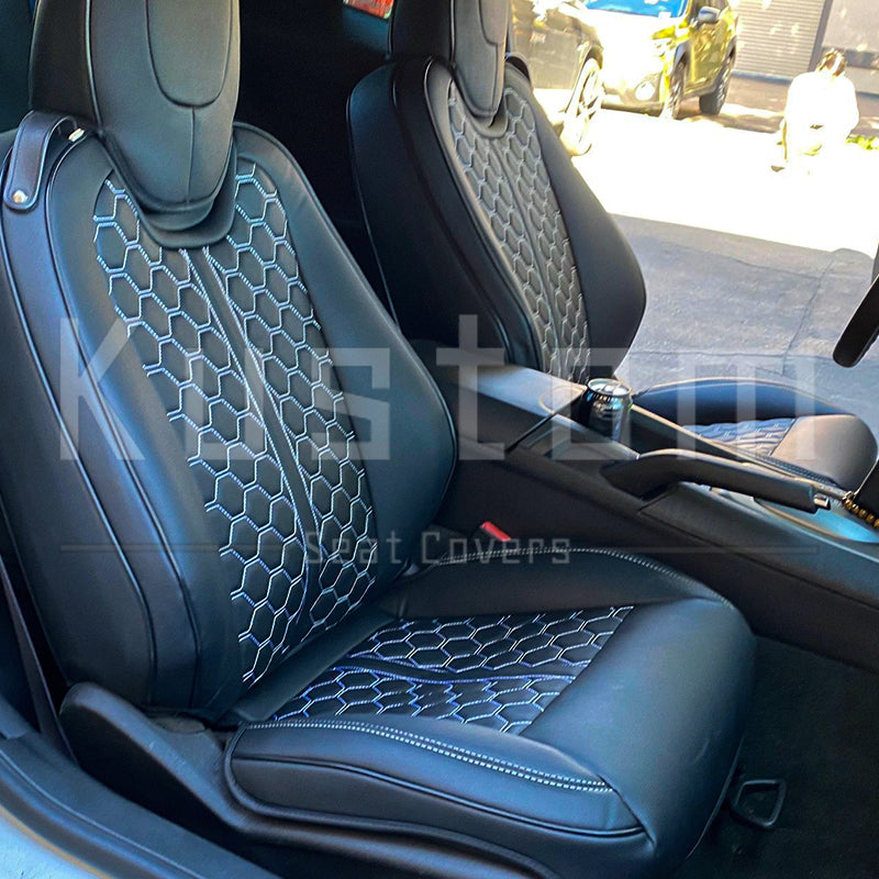 5th Gen Camaro Convertible Custom Leather Seat Covers