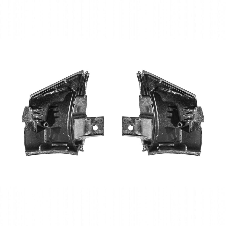 Corvette C6 Dry Carbon Fiber Steering Wheel Button Control Bezel Covers