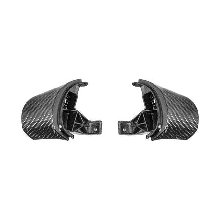Corvette C6 Dry Carbon Fiber Steering Wheel Button Control Bezel Covers