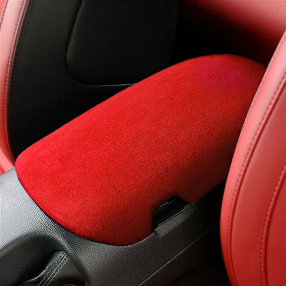 2024+ Ford Mustang S650 Suede Leather Armrest Cover
