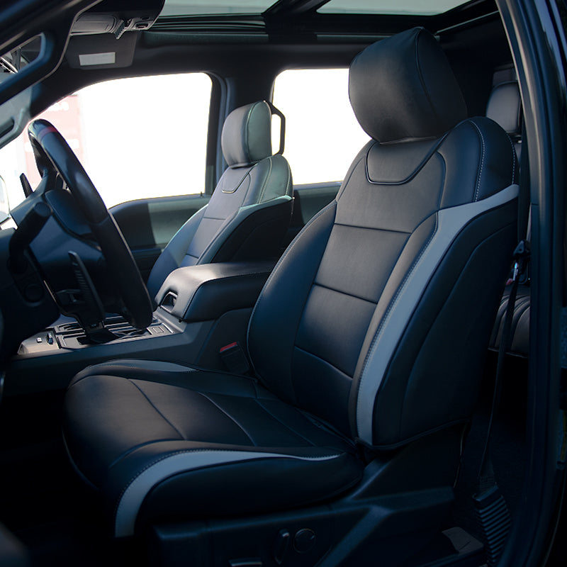 2015-20 Ford F150 Raptor Leather Seat Covers (Custom Order)