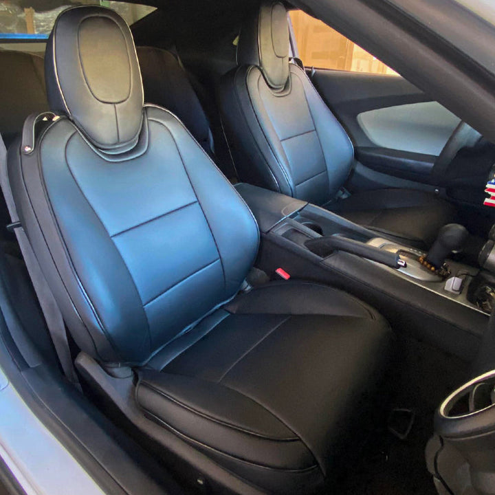 5th Gen Camaro Convertible Custom Leather Seat Covers