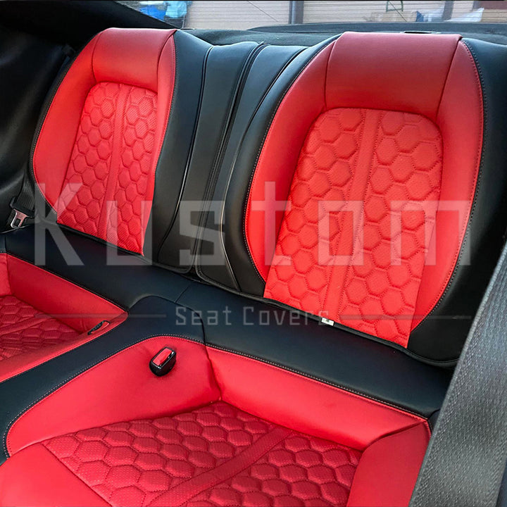 2015-23 Ford Mustang Coupe Leather Seat Covers