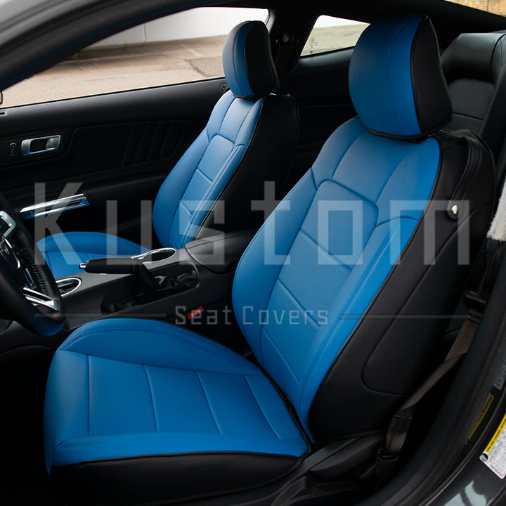 2015-23 Ford Mustang Coupe Leather Seat Covers