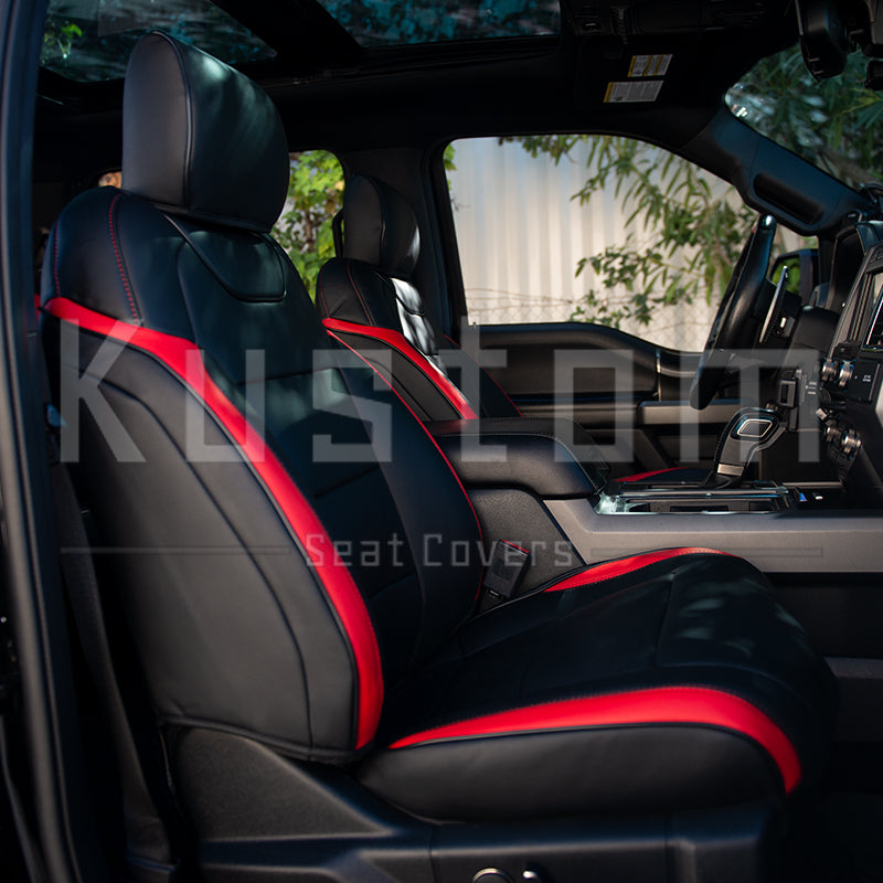 2015-20 Ford F150 Raptor Custom Leather Seat Covers