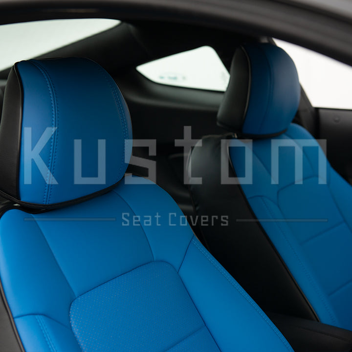 2015-23 Ford Mustang Coupe Leather Seat Covers