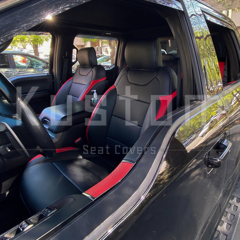 2015-20 Ford F150 Raptor Custom Leather Seat Covers