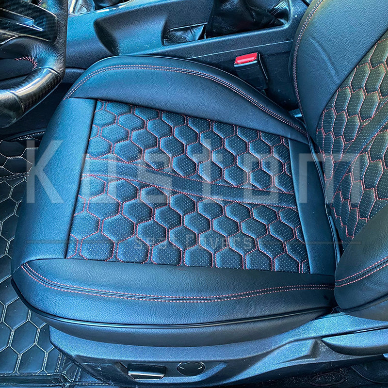 2015-23 Ford Mustang Coupe Leather Seat Covers