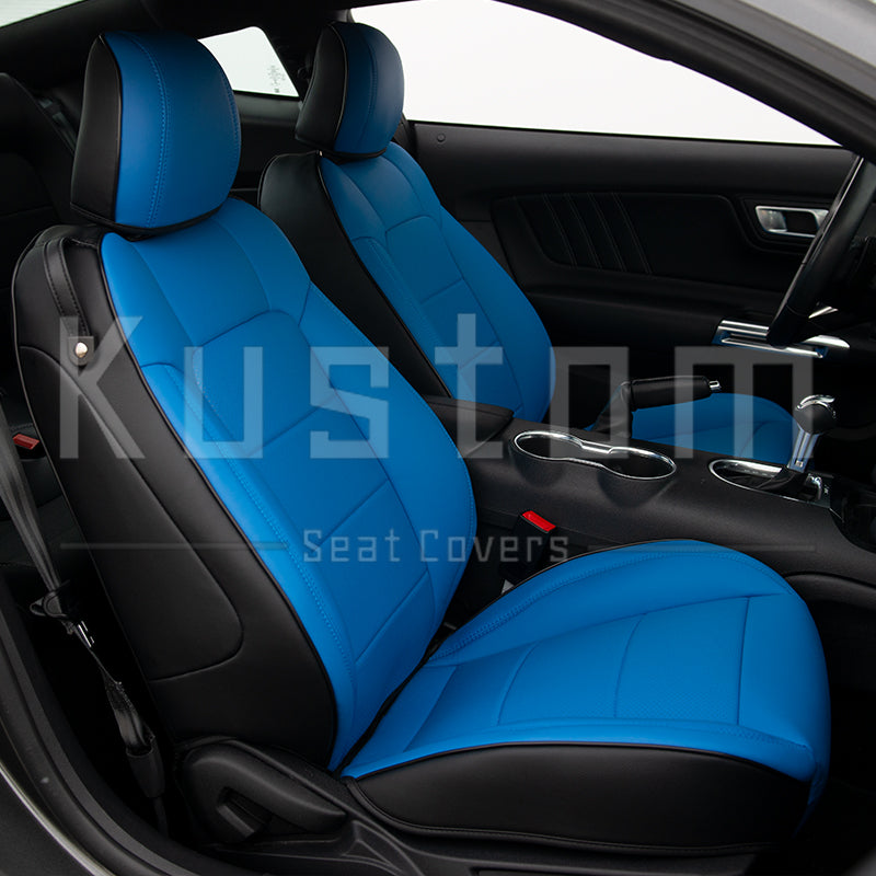 2015-23 Ford Mustang Coupe Leather Seat Covers