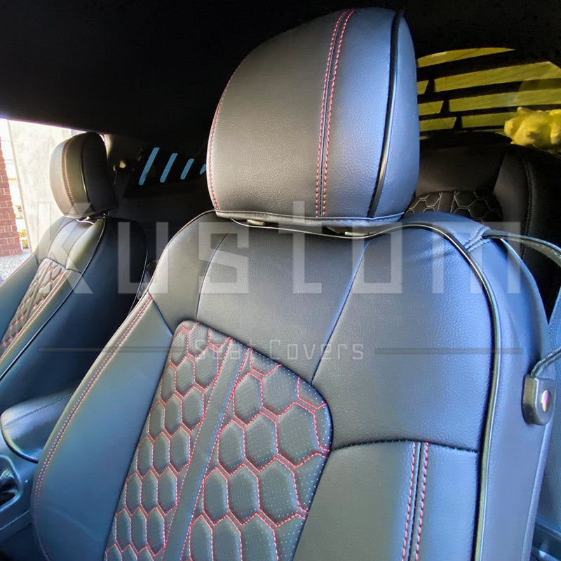 2015-23 Ford Mustang Coupe Leather Seat Covers