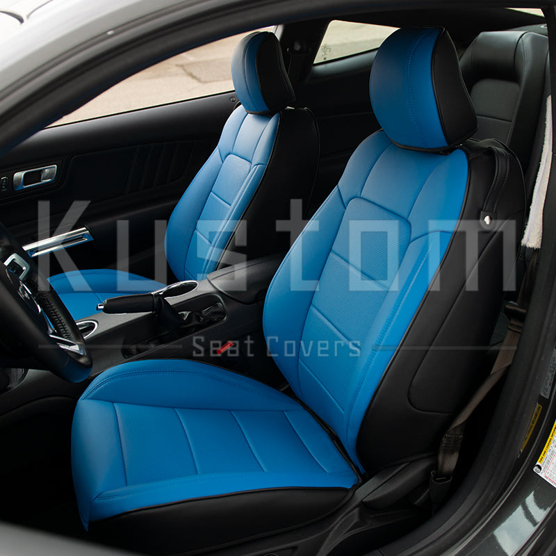 2015-23 Ford Mustang Coupe Leather Seat Covers