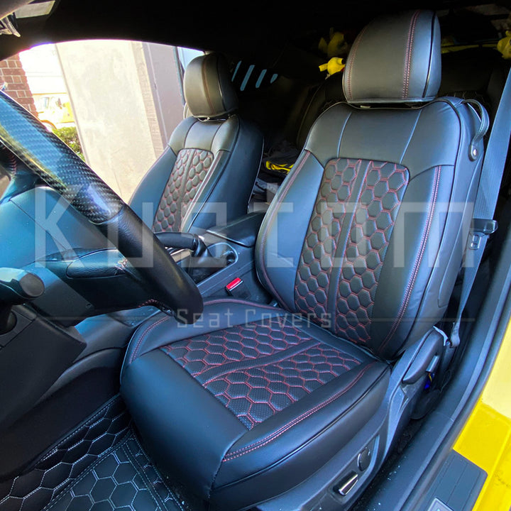 2015-23 Ford Mustang Coupe Leather Seat Covers