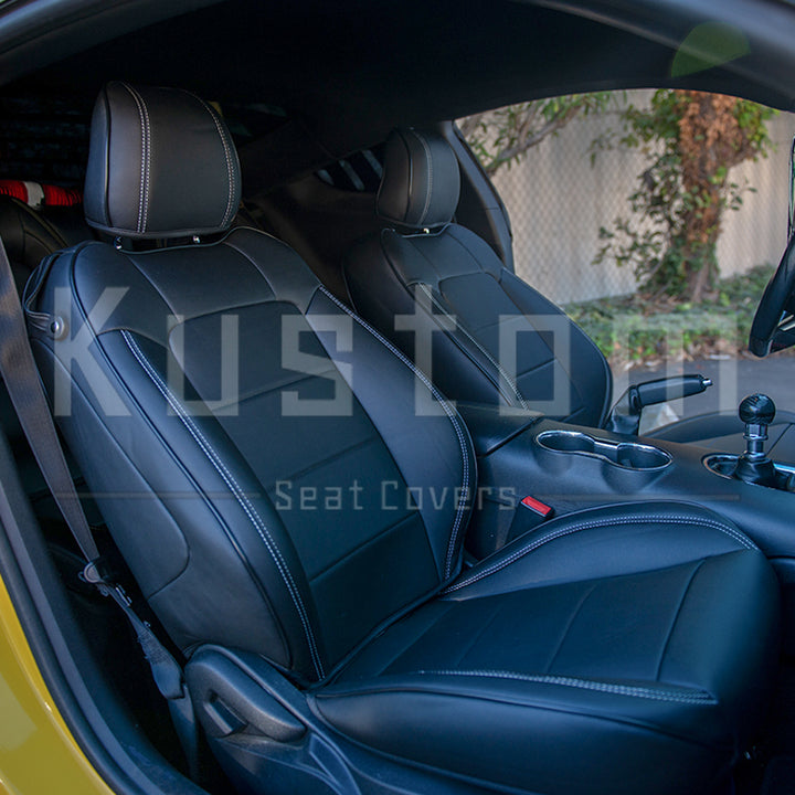 2015-23 Ford Mustang Coupe Leather Seat Covers