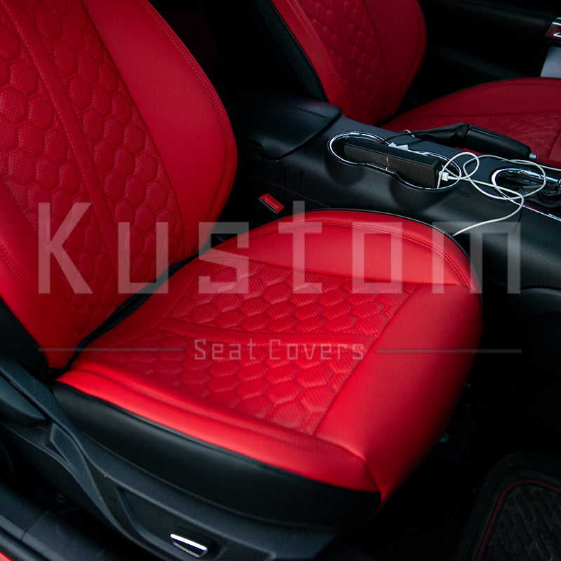 2015-23 Ford Mustang Coupe Leather Seat Covers