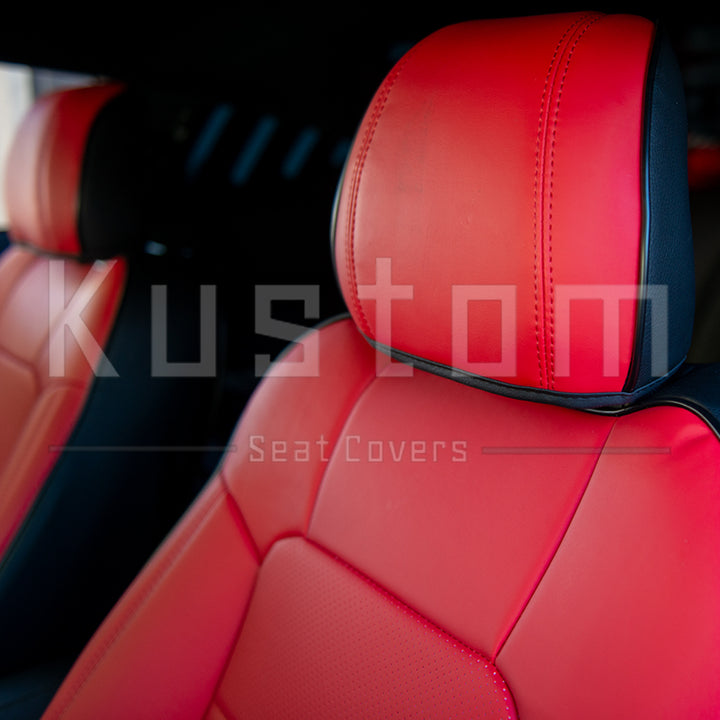 2015-23 Ford Mustang Coupe Leather Seat Covers