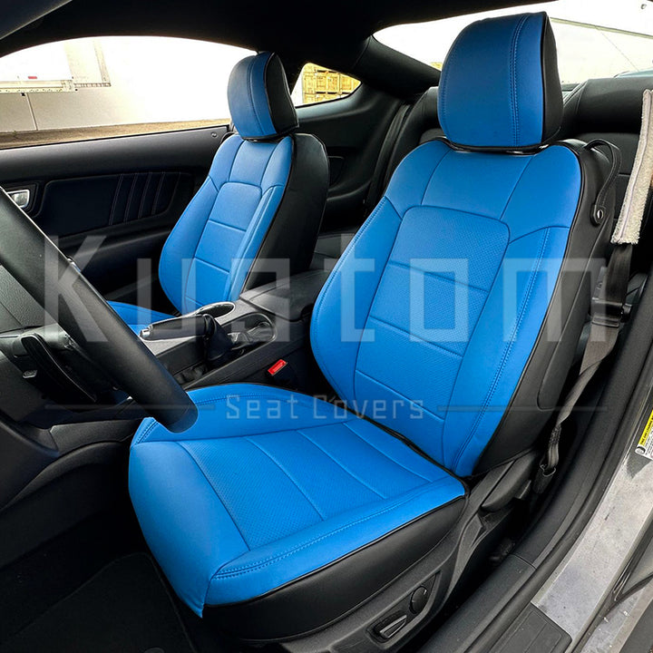2015-23 Ford Mustang Coupe Leather Seat Covers