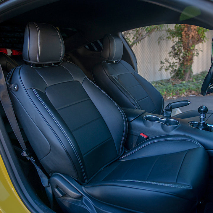 2015-23 Ford Mustang Coupe Leather Seat Covers